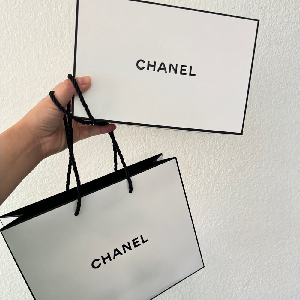 Chanel gift box and gift bag